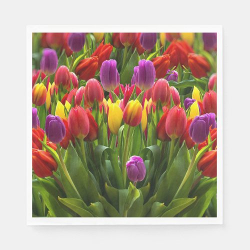 Bright Tulips Napkins