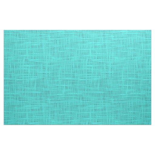 Bright Turquoise Faux Jute Textile Weave Pattern Fabric