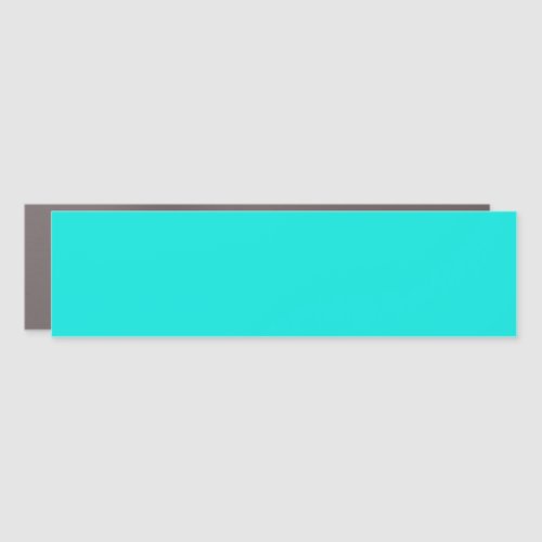 Bright Turquoise Solid Color Car Magnet