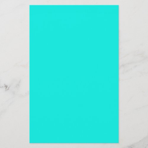 Bright Turquoise Solid Color Flyer