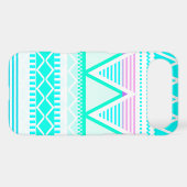 Bright Turquoise Tribal Case-Mate iPhone Case (Back (Horizontal))