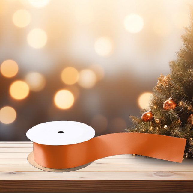 Bright Vibrant Orange  Satin Ribbon (Creator Uploaded)
