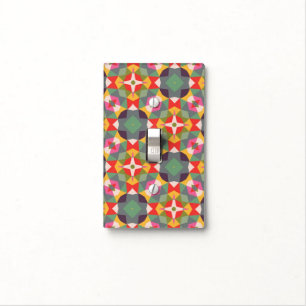 Bright vintage background light switch cover