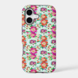 Bright Vintage Floral Pink and Red Flowers iPhone 17 Case