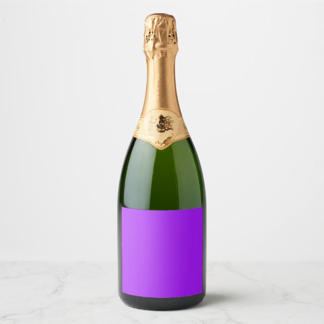 Bright Violet Sparkling Wine Label (Front)