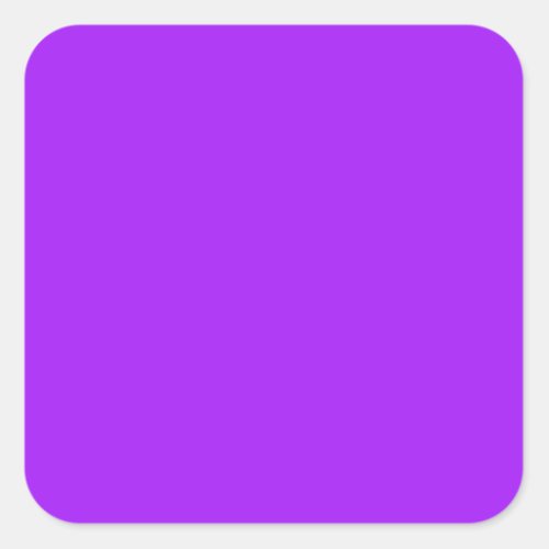 Bright Violet Square Sticker