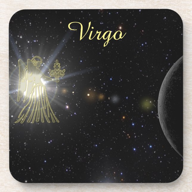 Bright Virgo Drink Coaster (Front)