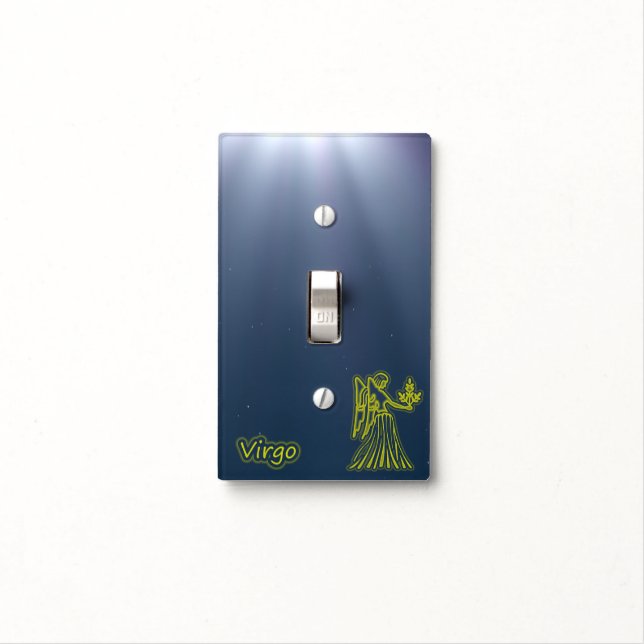 Bright Virgo Light Switch Cover (In Situ)