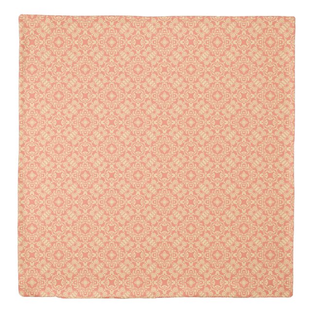 Bright warm background in vintage style. duvet cover (Front)