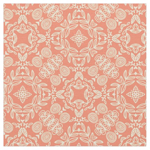 Bright warm background in vintage style. fabric