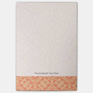 Bright warm background in vintage style. post-it notes