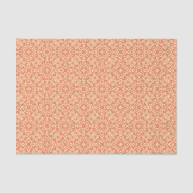 Bright warm background in vintage style. tissue paper (Front)