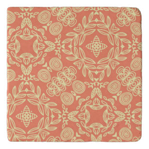 Bright warm background in vintage style. trivet