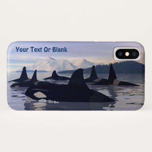 Bright Water Orca iPhone XS Case
