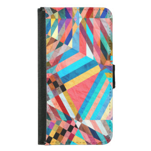 Bright Watercolor: Abstract Fantasy Background Samsung Galaxy S5 Wallet Case