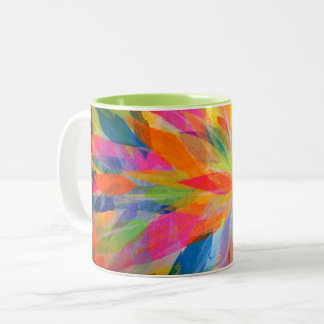 Bright Watercolor Mug by Leslie Clair Bures