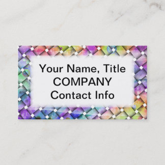 BRIGHT WEAVE Customizable BUSINESS CARD TEMPLATE