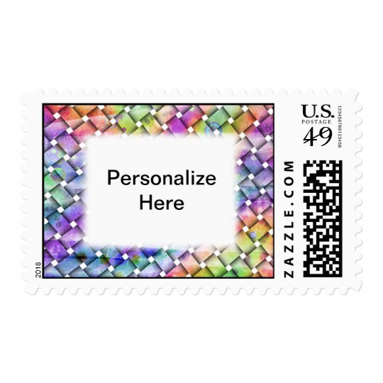 BRIGHT WEAVE Personalizable POSTAGE