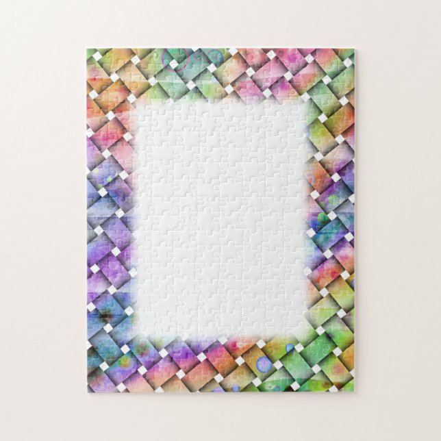 BRIGHT WEAVE PUZZLE FRAME (Vertical)