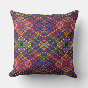 Bright Weave Throw Pillow