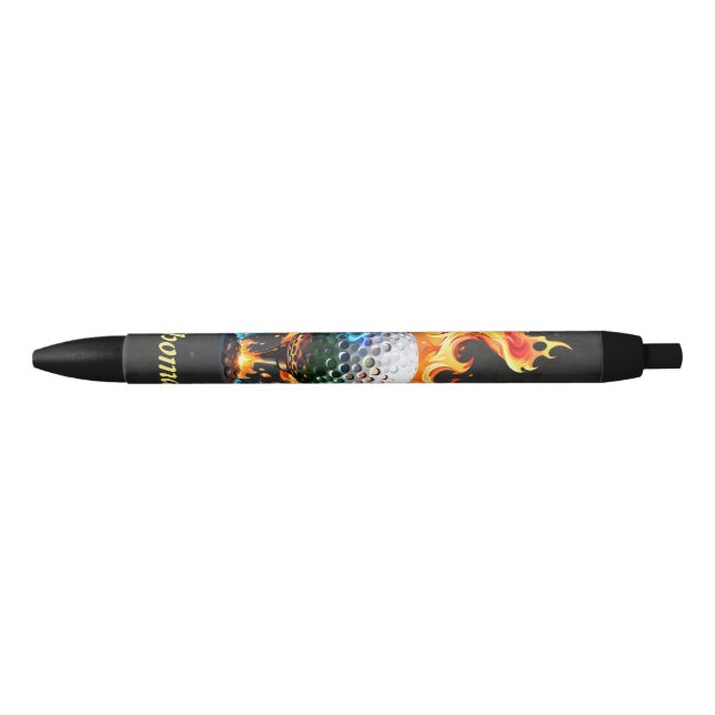 Bright white golf ball pen (Front)