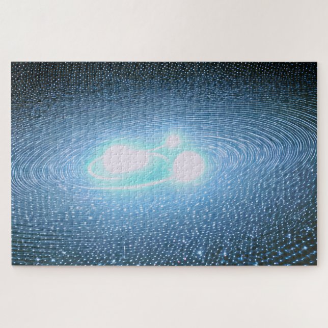 Bright White Light Stars in Sky Jigsaw Puzzle (Horizontal)