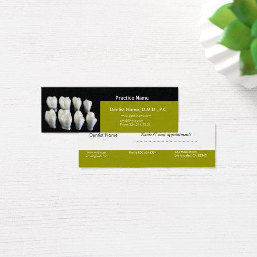 Bright White Tooth Dentist  Appointment Care (Desk)