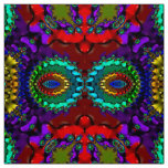 BRIGHT! WOW! Purple Red Green Turquoise ~  Fabric