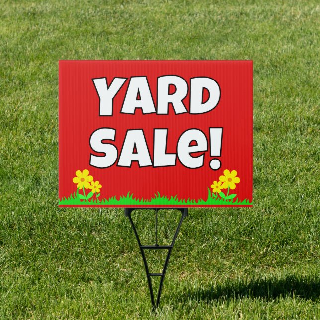 Bright Yard Sale Sign (Insitu)