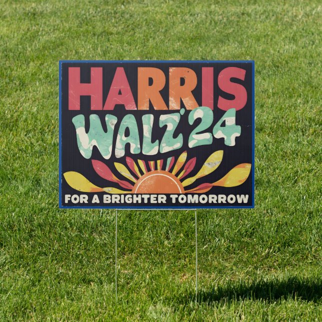 Bright yard sign for hopeful candidates (Insitu)