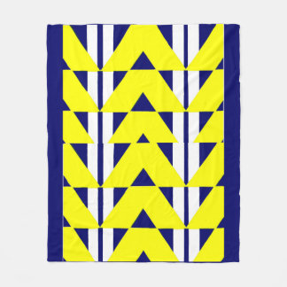 bright yellow abstraction fleece blanket