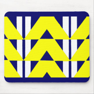 bright yellow abstraction mouse pad
