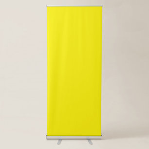 Bright Yellow Best Vertical Retractable Banner