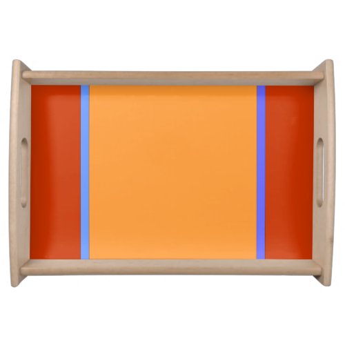 Bright Yellow Blue RedServing Tray