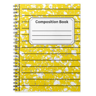 Bright Yellow Composition Notebook