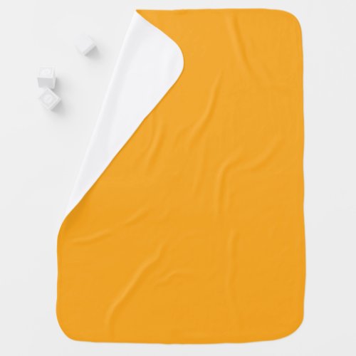  Bright yellow Crayola solid color  Baby Blanket