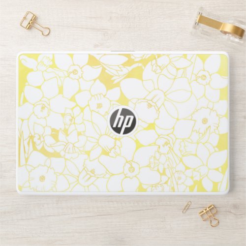 Bright Yellow Daffodil  HP Laptop Skin
