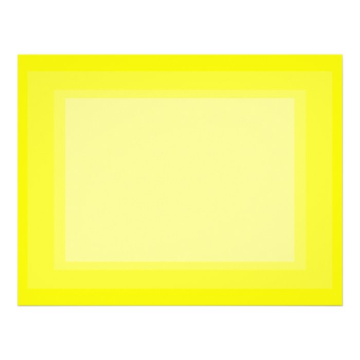 bright yellow DIY custom background template Letterhead Design