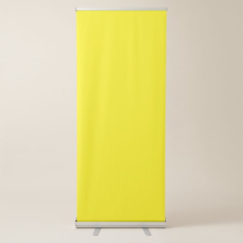 Bright Yellow FFF3000 Banana Yellow Retractable Banner