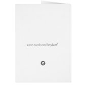 Bright yellow flower, You light up my life, cards (Back)