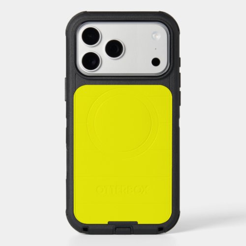 Bright Yellow for Outdoors Use iPhone 17 Pro Max Case
