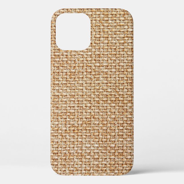 Bright yellow gingham fabric texture. Case-Mate iPhone case (Back)