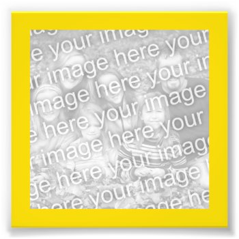 Bright Yellow Gold Frame Photo by cliffviewdesigns at Zazzle