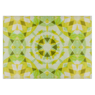 Bright Yellow Green Summer Star Dopamine Decor Cutting Board