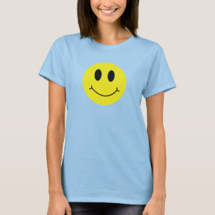 Bright Yellow Grinning Face Classic T-Shirt