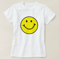 Bright Yellow Happy Smiling Face