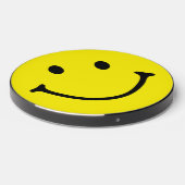 Bright Yellow Happy Smiling Face Wireless Charger (Front 2)