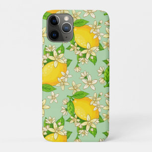 bright yellow lemons iPhone 11 pro case