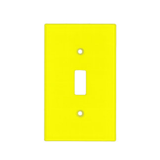 Bright Yellow Light Switch Cover