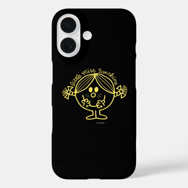 Bright Yellow Little Miss Sunshine Case-Mate iPhone Case (Back)